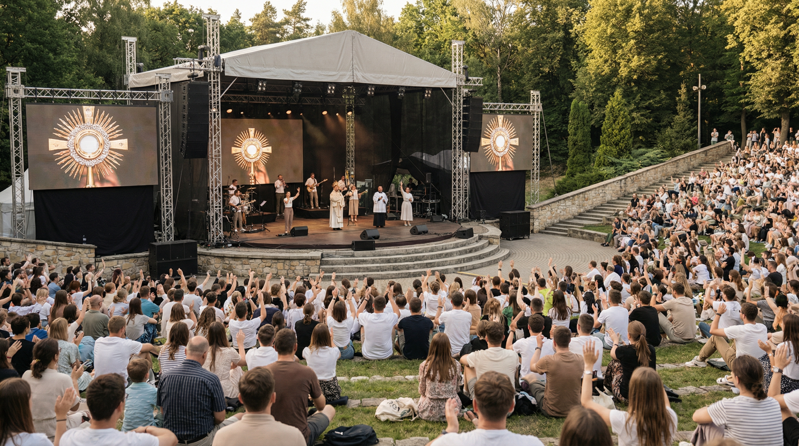 Uwielbienie Boga w najświętszym sakramencie